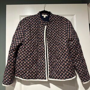 Chelsea & Violet Quilted Floral Jacket 100% Cotton - Size Medium